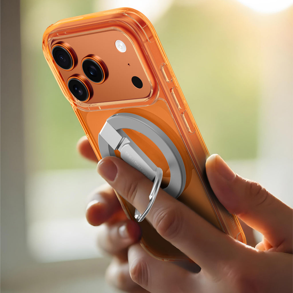 AmazingThing Minimal Mag Case iPhone 17 Pro Max Compatible with MagSafe - oranžinė -- Cell phone cases and covers