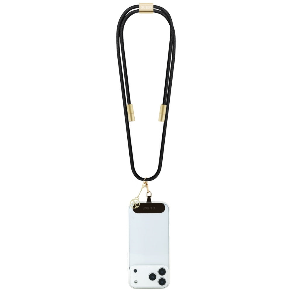 Guess Laidas CBDY 4G Charm USB-C / USB-C 150 cm - juodas