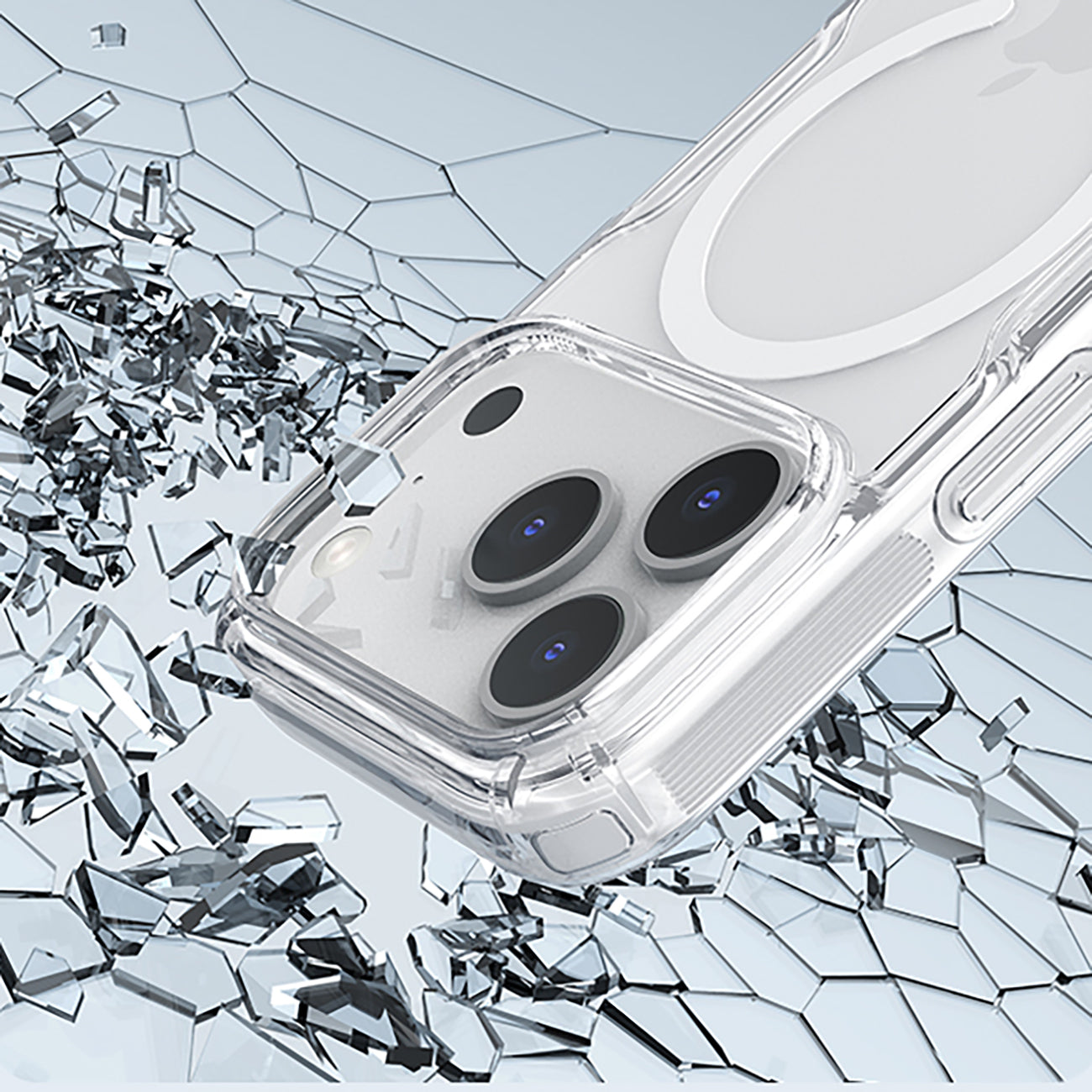 Nillkin Nature TPU Pro MagSafe dėklas iPhone 17 Pro – baltas