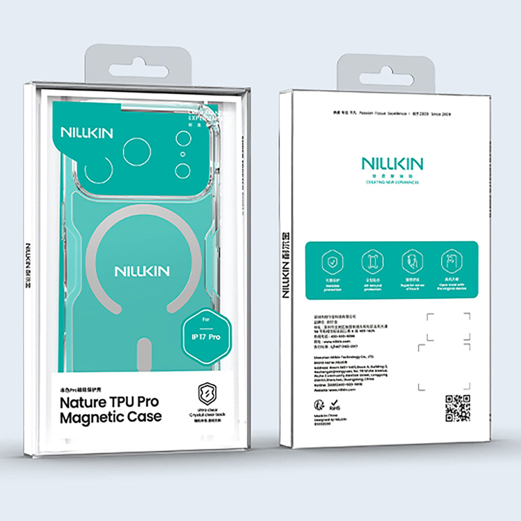 Nillkin Nature TPU Pro MagSafe dėklas iPhone 17 Pro – baltas