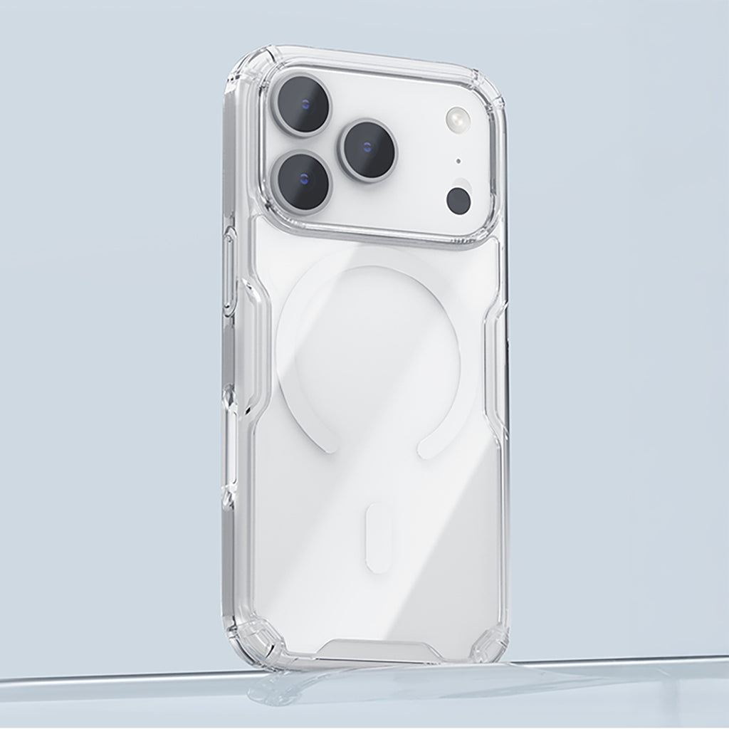 Nillkin Nature TPU Pro MagSafe dėklas iPhone 17 Pro – baltas