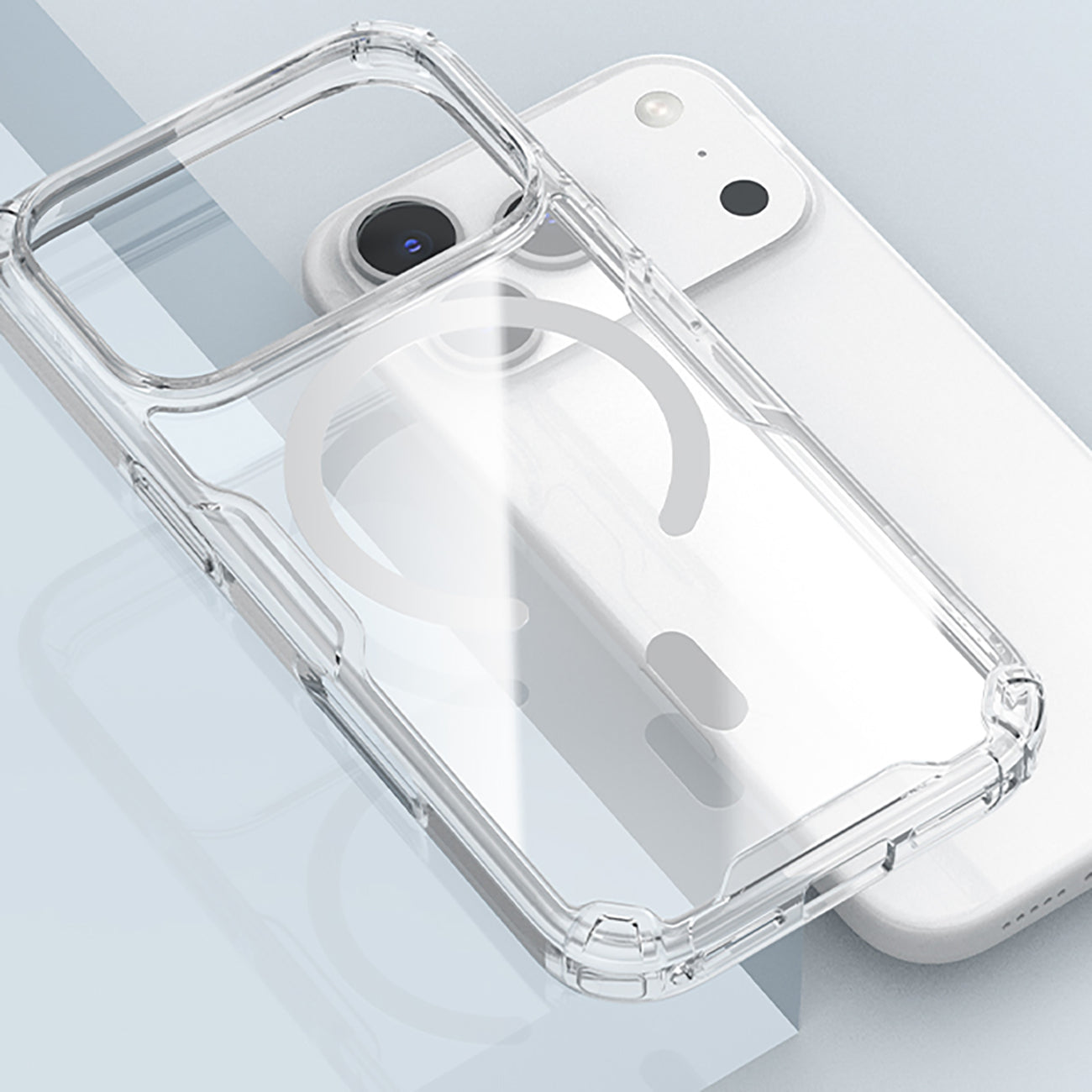 Nillkin Nature TPU Pro MagSafe dėklas iPhone 17 Pro – baltas