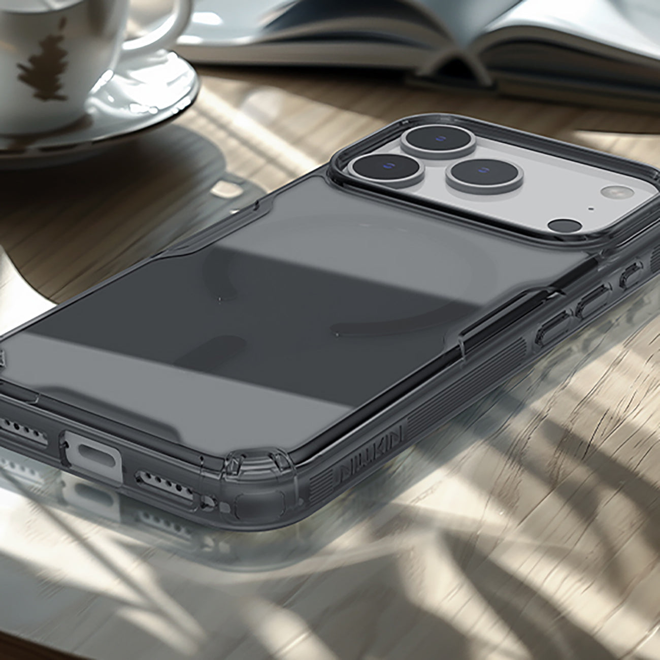 Nillkin Nature TPU Pro MagSafe dėklas iPhone 17 Pro – baltas
