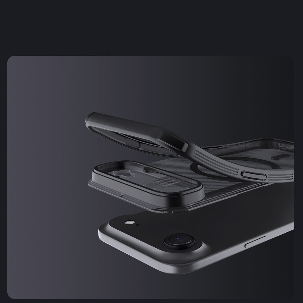 Nillkin CamShield Pro MagSafe dėklas iPhone 17 Air – juodas