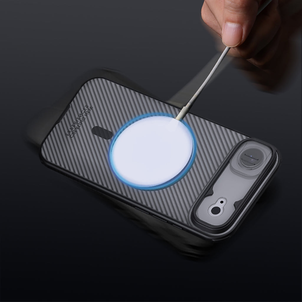 Nillkin CamShield Pro MagSafe dėklas iPhone 17 Air – juodas