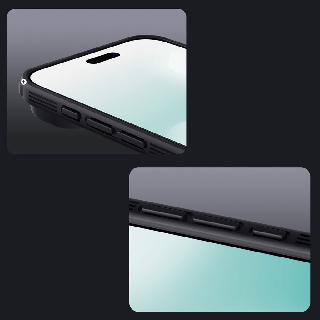Nillkin CamShield Pro MagSafe dėklas iPhone 17 Air – juodas
