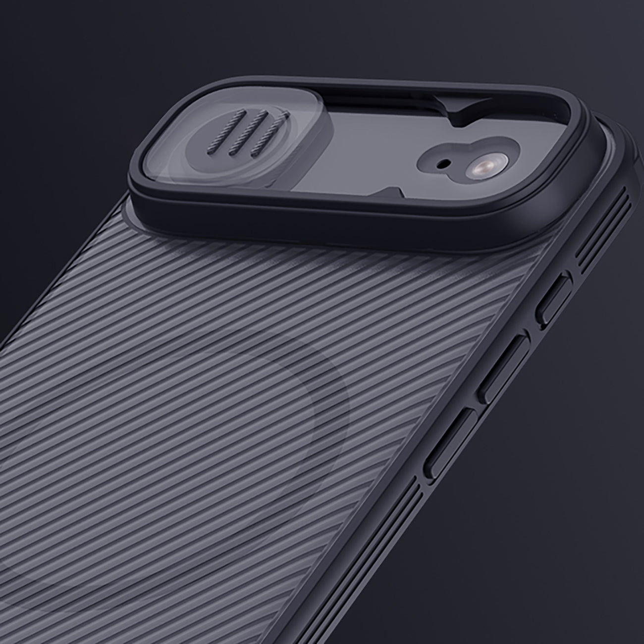 Nillkin CamShield Pro MagSafe dėklas iPhone 17 Air – juodas
