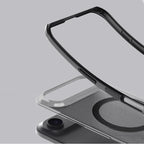 Nillkin MagSafe dėklas iPhone 17 Air – skaidriai juodas
