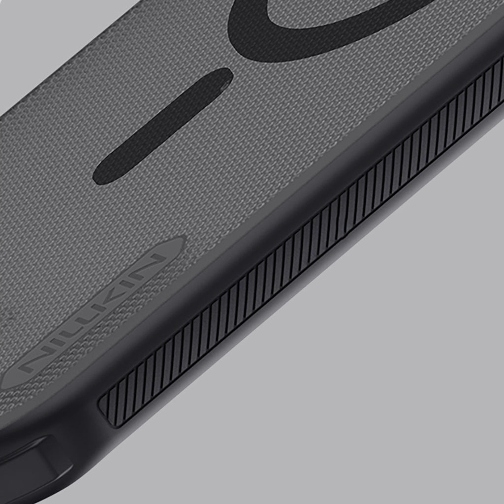 Nillkin MagSafe dėklas iPhone 17 Air – skaidriai juodas