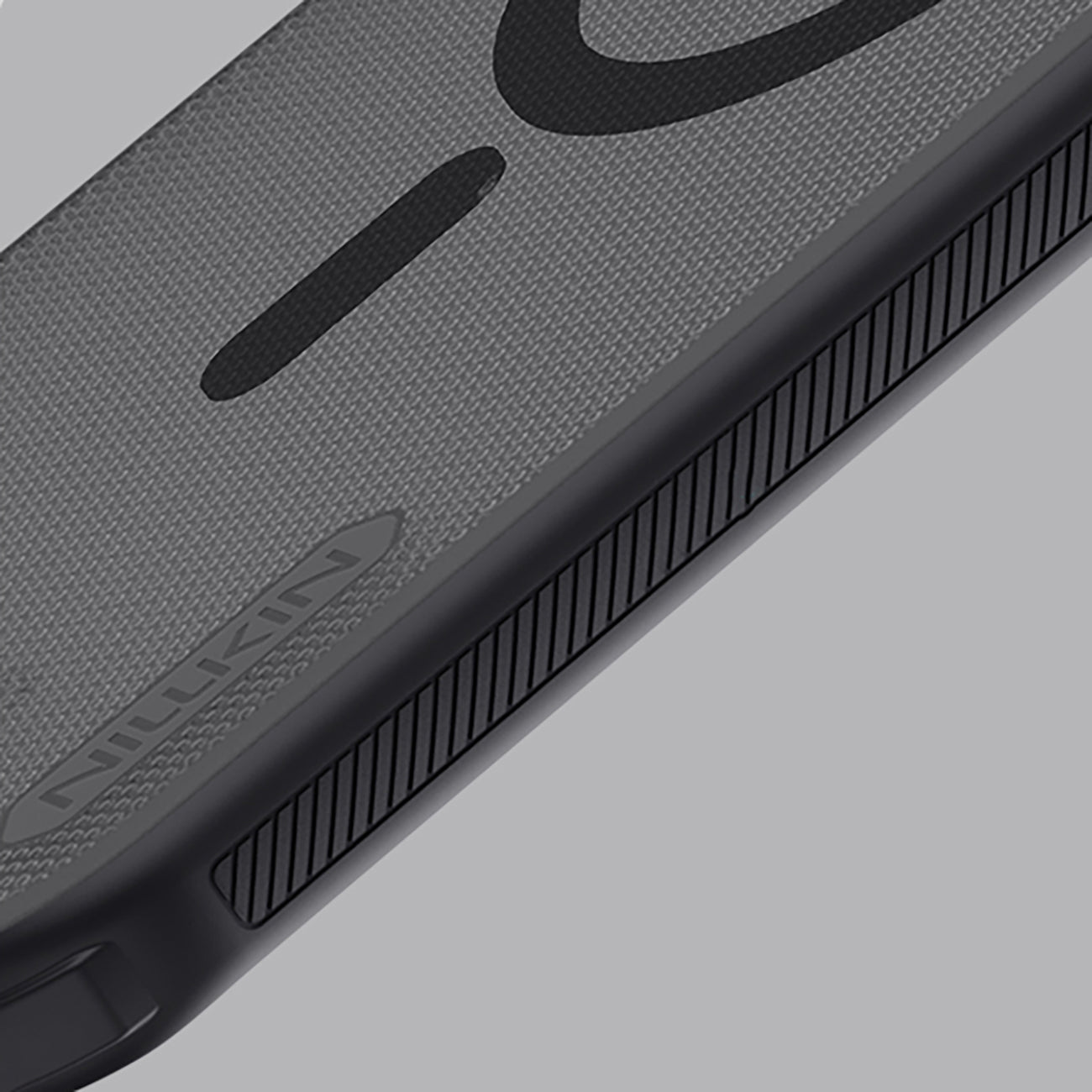 Nillkin MagSafe dėklas iPhone 17 Air – skaidriai juodas