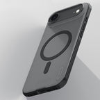 Nillkin MagSafe dėklas iPhone 17 Air – skaidriai juodas