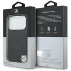 Mercedes Silicone Vintage Logo MagSafe dėklas iPhone 17 Pro - Juodas -- iPhone 17 Pro
