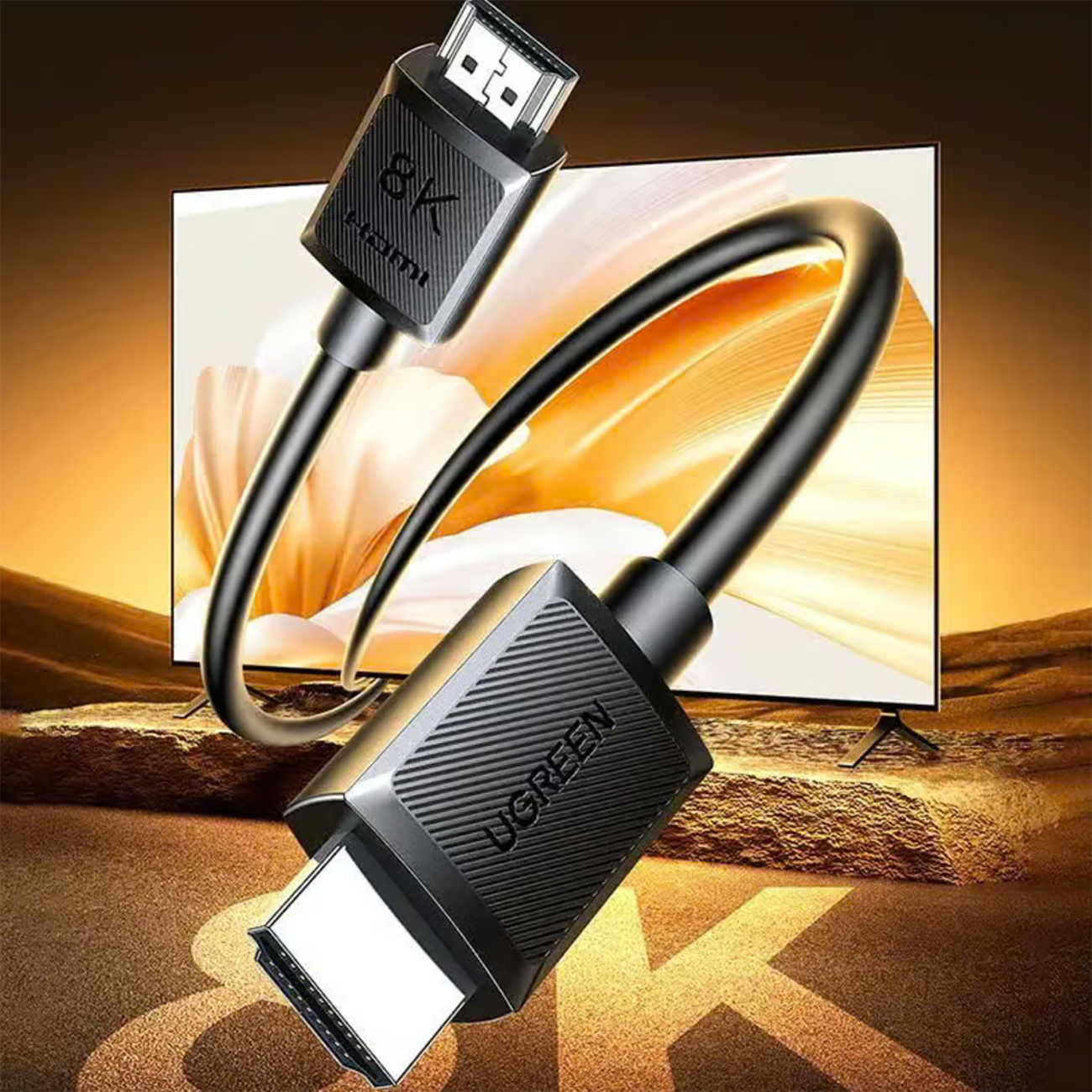 Ugreen HD175 8K HDMI laidas 5m - Juodas -- Video Cables
