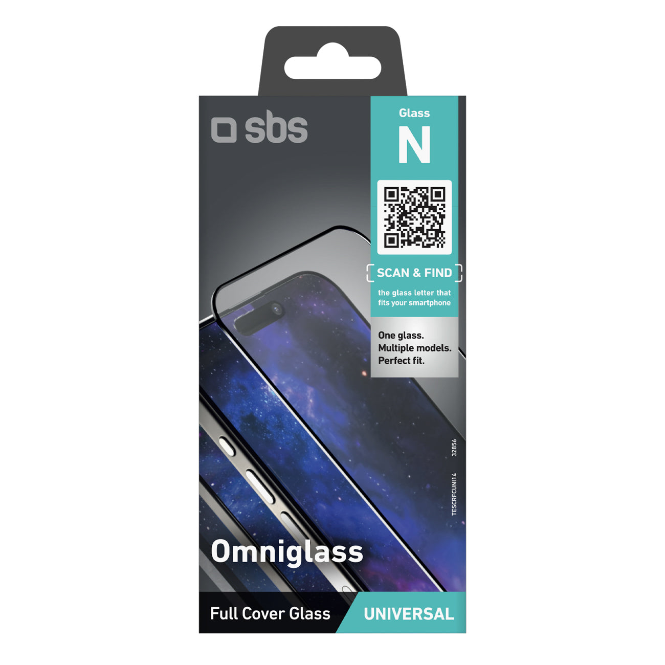 SBS Omniglass N universalus grūdintas stiklas -- Cell phone tempered glass