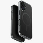Uniq Clario MagClick MagSafe dėklas iPhone 17 – juodas