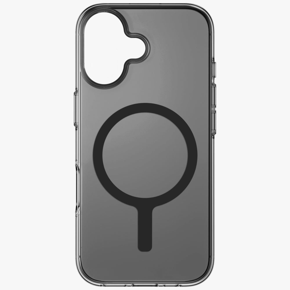 Uniq Clario MagClick MagSafe dėklas iPhone 17 – juodas