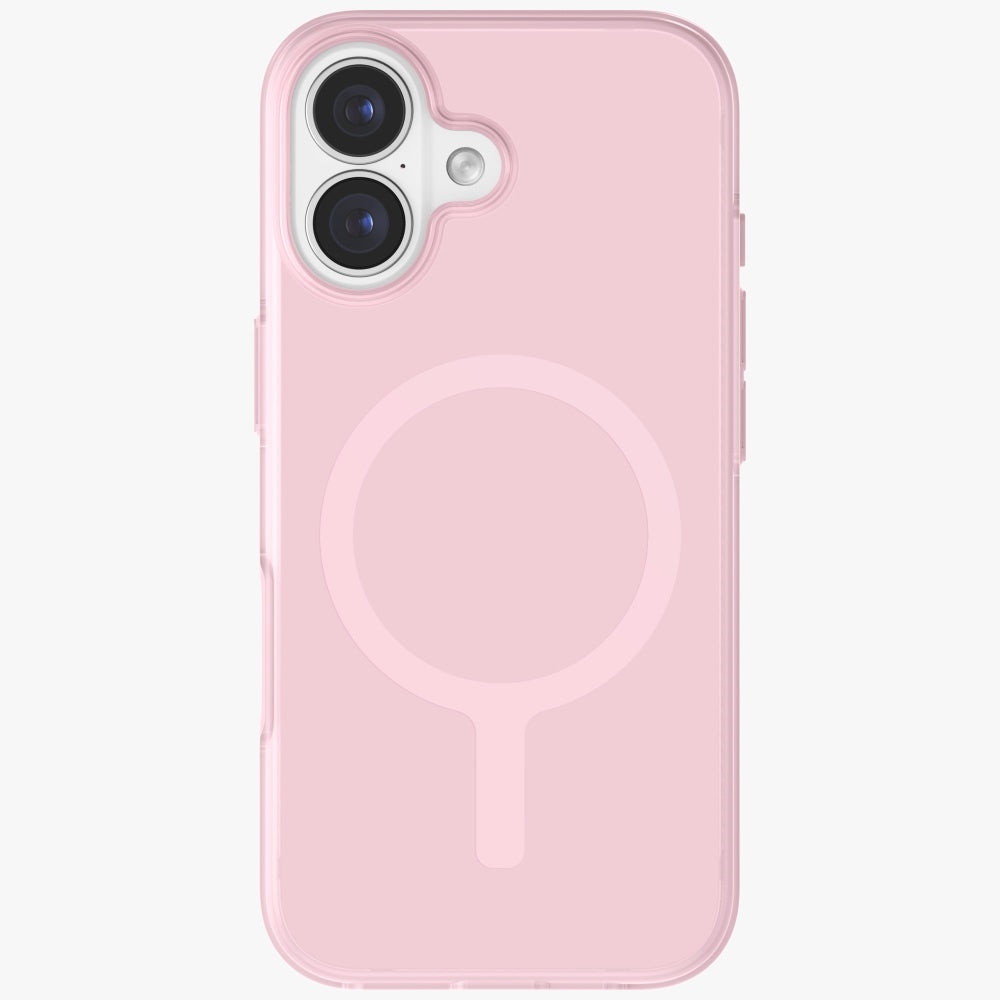 Uniq Clario MagClick įkrovimo dėklas iPhone 17 – rožinis