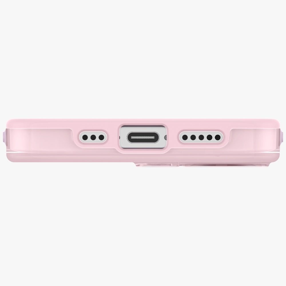 Uniq Clario MagClick įkrovimo dėklas iPhone 17 – rožinis