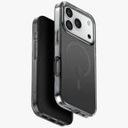 Uniq Clario MagClick dėklas iPhone 17 Pro – juodas