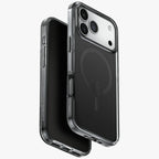 Uniq Clario MagClick dėklas iPhone 17 Pro Max – juodas