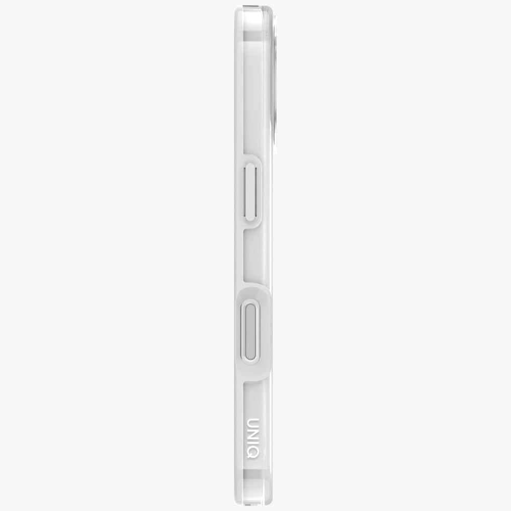 Uniq Clario MagClick dėklas iPhone 17 – skaidrus