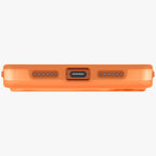 Uniq Clario MagClick MagSafe dėklas iPhone 17 Pro – oranžinis
