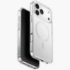 Uniq Clario Magclick įkrovimo dėklas, skirtas iPhone 17 Pro Max - Transparent