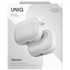 Uniq Veren dėklas AirPods Pro 3 – Baltas -- AirPods Pro 3