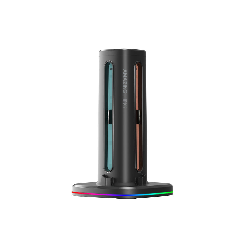 AmazingThing Thunder Pro PlayDock įkroviklis Nintendo Switch 2 valdikliams - juodas