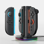 AmazingThing Thunder Pro PlayDock įkroviklis Nintendo Switch 2 valdikliams - juodas