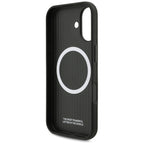 BMW M FW Metal Logo MagSafe dėklas iPhone 17 – juodas