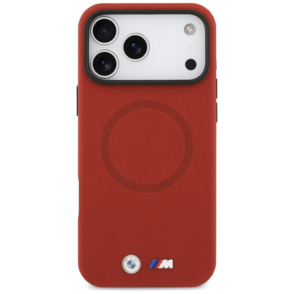 BMW MagSafe dėklas iPhone 17 Pro Max – raudonas
