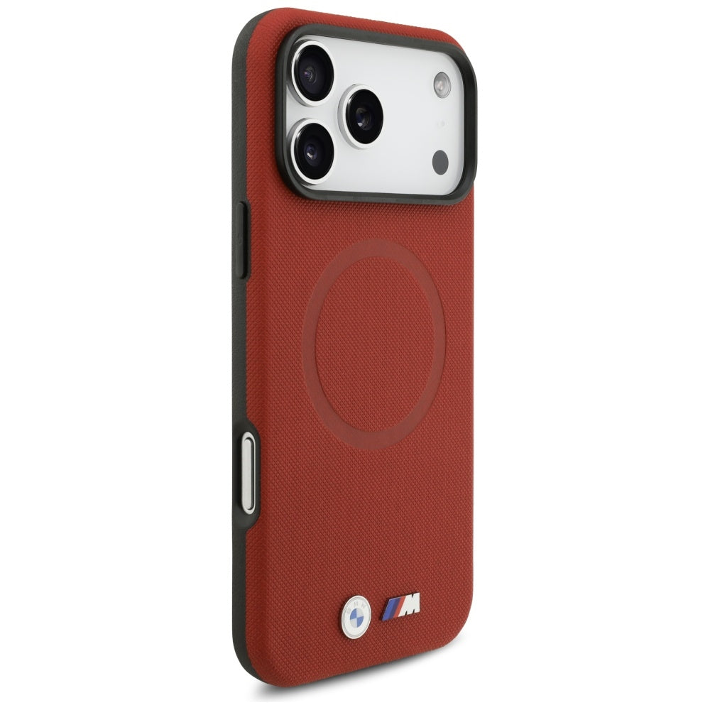 BMW MagSafe dėklas iPhone 17 Pro Max – raudonas