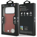 BMW MagSafe dėklas iPhone 17 Pro Max – raudonas