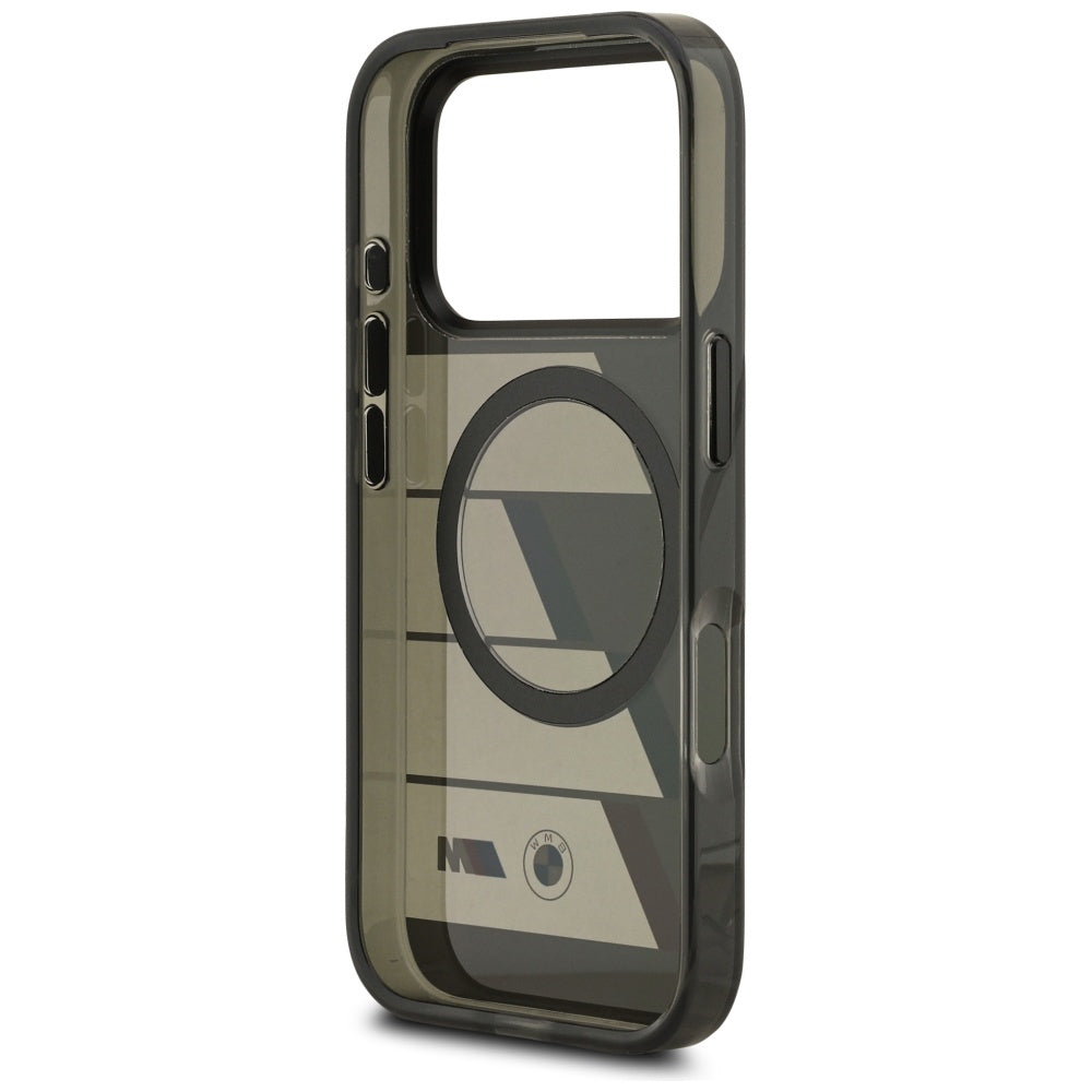BMW MagSafe dėklas iPhone 17 Pro – pilkas