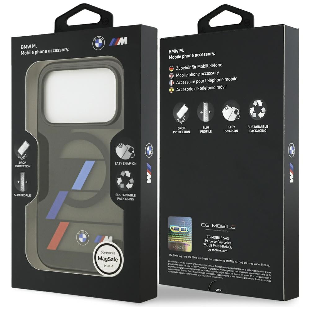 BMW M MagSafe dėklas iPhone 17 Pro – juodas