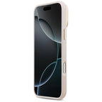 Guess Grained Big 4G & Stand Camera dėklas iPhone 17 Pro Max – Rožinis -- iPhone 17 Pro Max