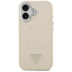 Guess Triangle Logo MagSafe Case for iPhone 17 - Beige -- iPhone 17