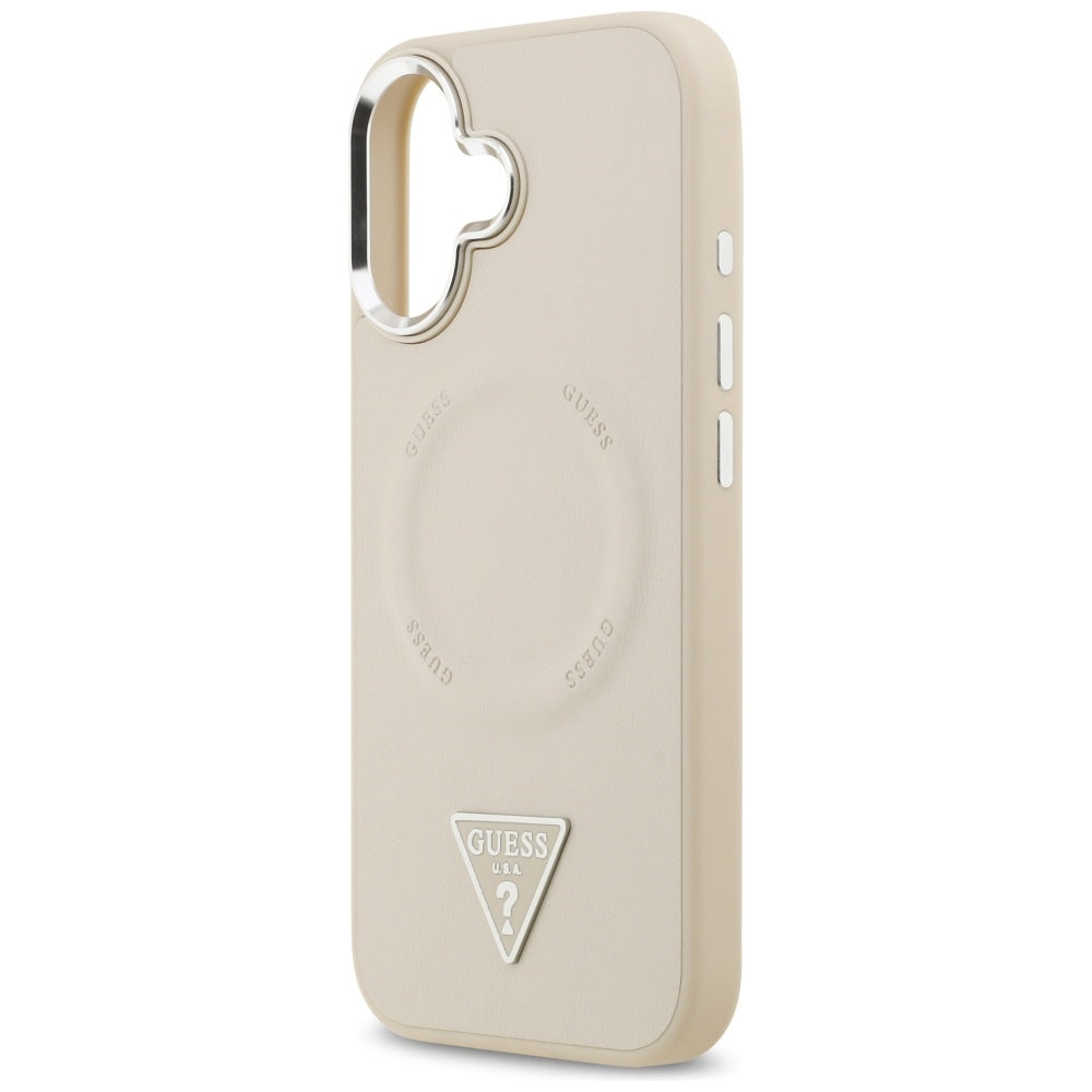 Guess Triangle Logo MagSafe Case for iPhone 17 - Beige -- iPhone 17