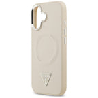 Guess Triangle Logo MagSafe Case for iPhone 17 - Beige -- iPhone 17