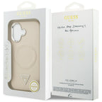 Guess Triangle Logo MagSafe Case for iPhone 17 - Beige -- iPhone 17