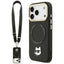 Karl Lagerfeld Big Strap Choupette Metal Logo MagSafe dėklas iPhone 17 Pro Max - Juodas -- iPhone 17 Pro Max