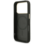 Karl Lagerfeld Big Strap Choupette Metal Logo MagSafe dėklas iPhone 17 Pro Max - Juodas -- iPhone 17 Pro Max