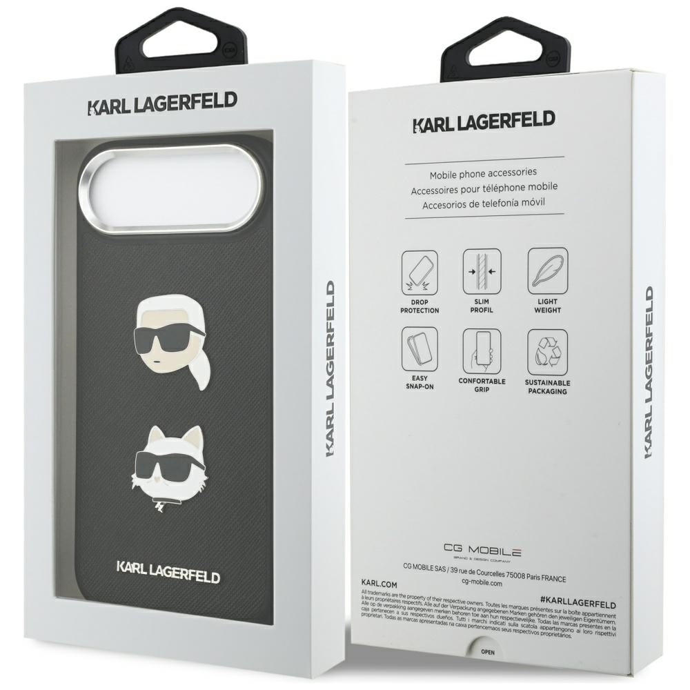 Karl Lagerfeld dėklas iPhone Air – juodas