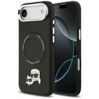 Karl Lagerfeld MagSafe dėklas iPhone 17 Air – juodas