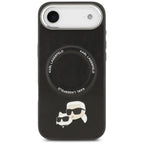 Karl Lagerfeld MagSafe dėklas iPhone 17 Air – juodas