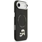 Karl Lagerfeld MagSafe dėklas iPhone 17 Air – juodas