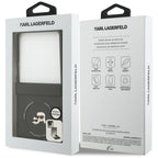 Karl Lagerfeld MagSafe dėklas Galaxy Z Flip 7 – juodas
