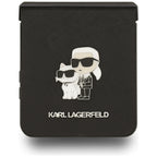 Karl Lagerfeld Saffiano dėklas Galaxy Z Flip 7 – juodas