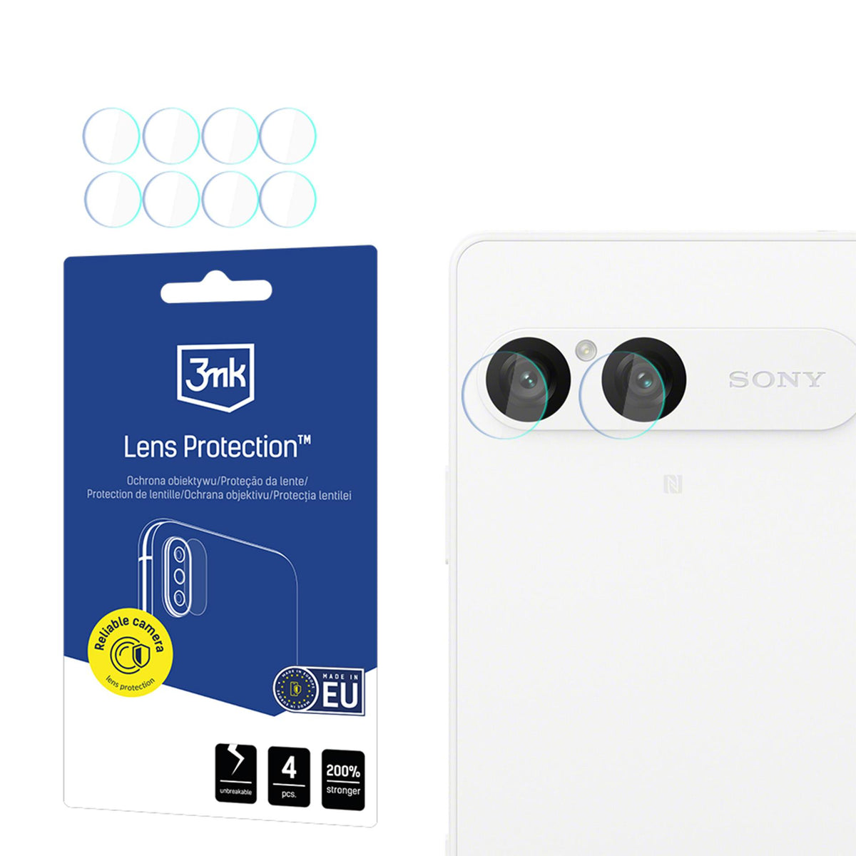 3mk Lens Protection kameros stiklas Sony Xperia 10 VII -- Sony Xperia 10 VII